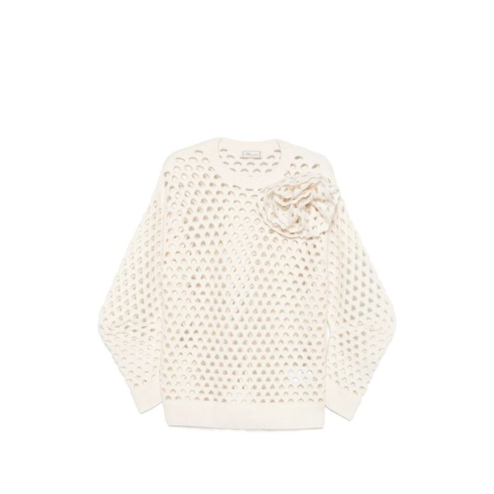 Blumarine White Knitwear - Jumpers Women